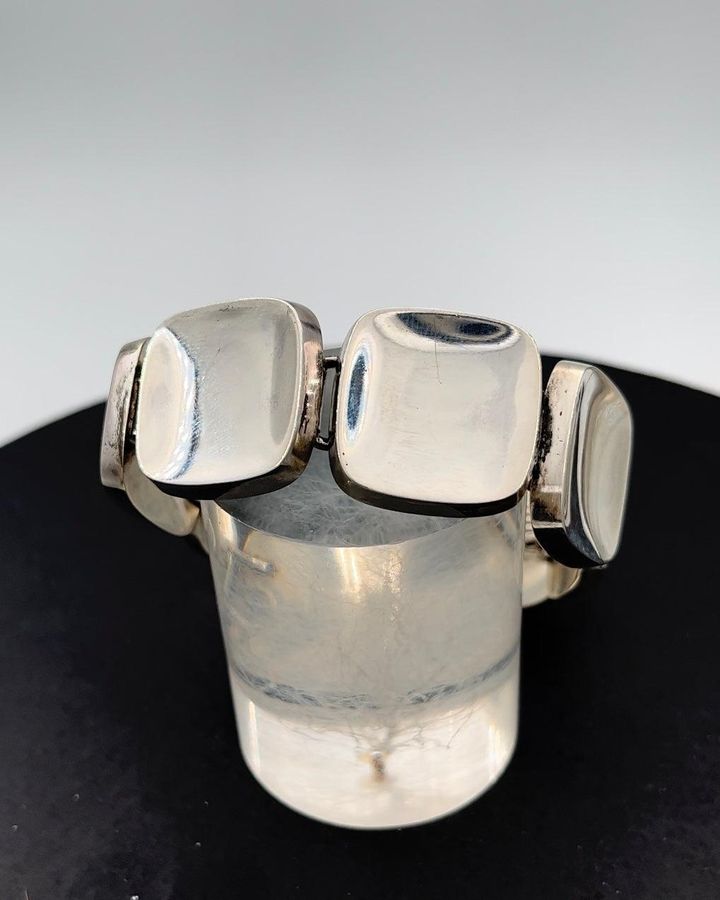 Antique Bent Knudsen Sterling Silver Bracelet No 10