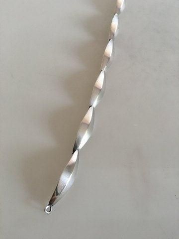 Antique Bent Knudsen Sterling Silver Necklace