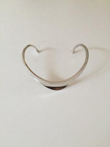 Antique Bent Knudsen Sterling Silver Necklace/Neck Ring No 3