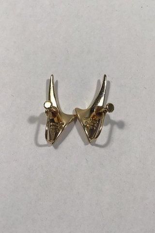 Antique Bent Knudsen, 14K Gold Earrings(Screws)