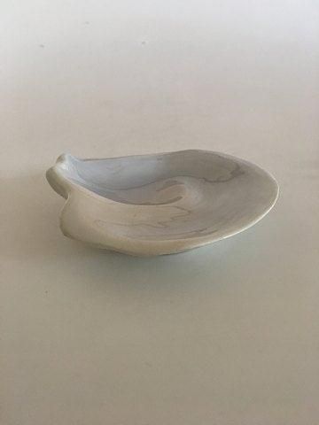 Antique Bing & Grondahl Art Nouveau dish formed as an oyster shell No 278