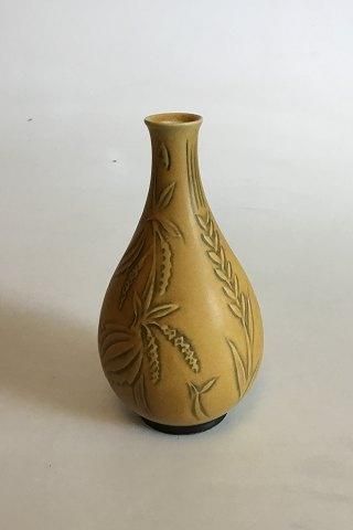 Antique Bing & Grondahl Art Nouveau Stoneware Vase No 1059 by Cathinka Olsen