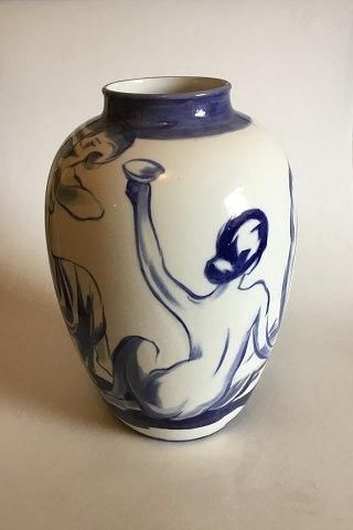 Antique Bing & Grondahl Art Nouveau Unique Vase