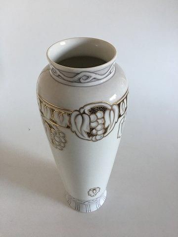 Antique Bing & Grondahl Art Nouveau Unique vase by Clara Nielsen and Theodor Larsen