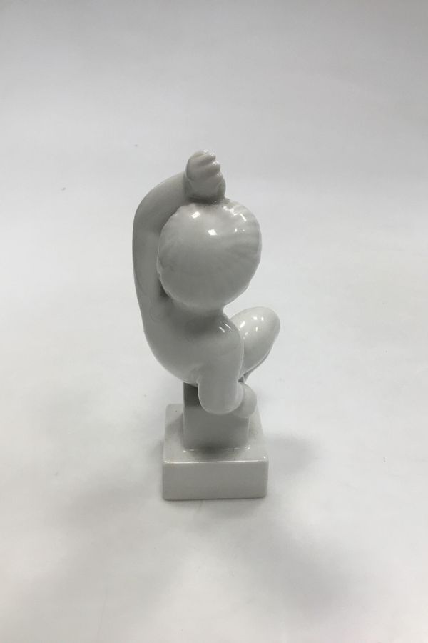 Antique Bing &  Grondahl Blanc de Chine Figurine The Scare No 2232