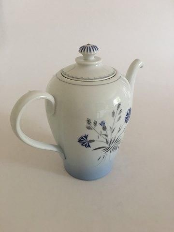 Antique Bing & Grondahl Demeter / Blue Cornflower Coffee Pot No 91A