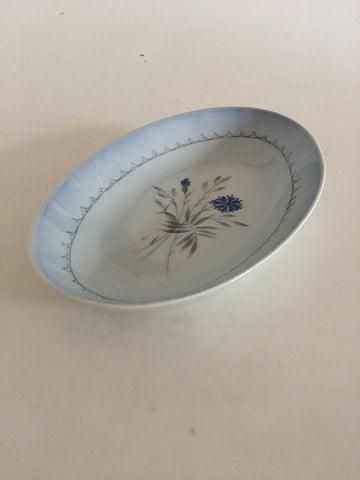 Antique Bing & Grondahl Demeter / Blue Cornflower Oval Bowl No 39