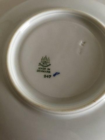 Antique Bing and Grondahl Empire Saucer No 247 for Bouillon Cup