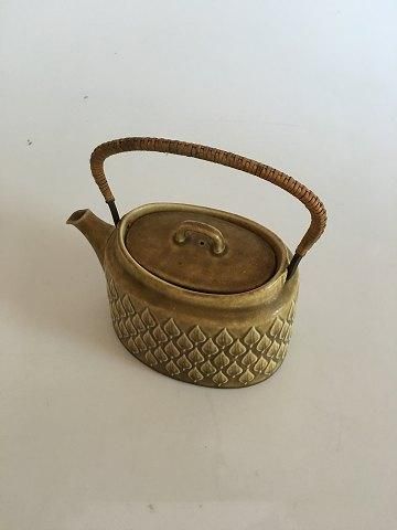 Antique Bing & Grondahl Jens Quistgaard Tea Pot with Handle from the Relief Series