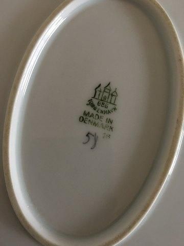 Antique Bing & Grondahl Falling Leaves Oval Serving Tray No 16