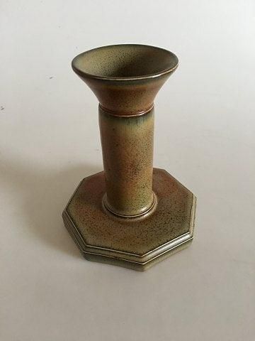 Antique Bing & Grondahl Stoneware Candlestick No E757