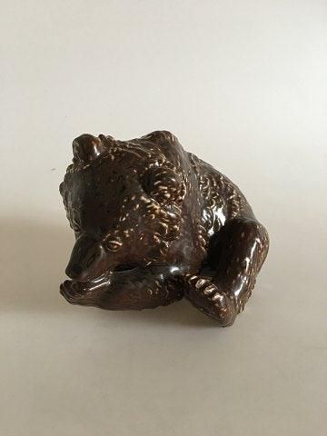 Antique Bing & Grondahl Trine Dreyer Stoneware Figurine of Bear No 7188