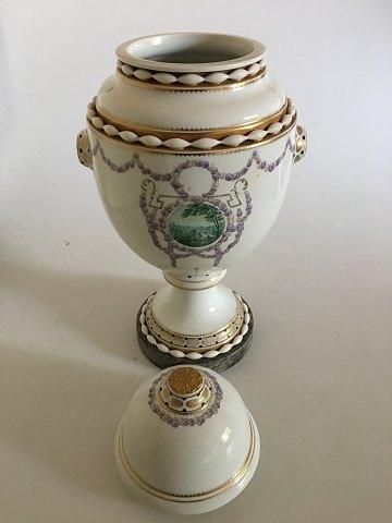 Antique Bing & Grondahl Unique lidded vase by Emma Krogsbøll and Hans Tegner from 1914-1915