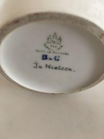 Antique Bing & Grondahl Unique Art Nouveau Vase by Jo Nielsen