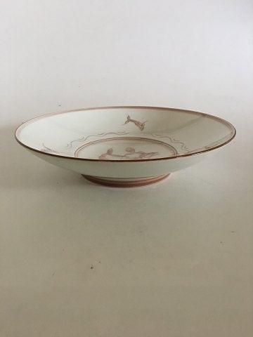 Antique Bing & Grondahl Unique Bowl by Ove Larsen with Mermaid Motif
