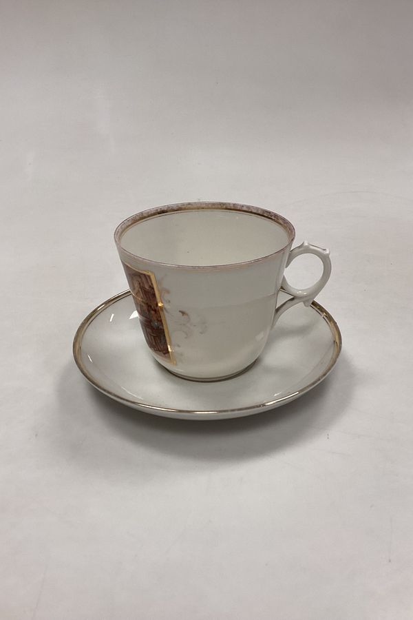 Antique Bing and Grondahl Antique Coffee Cup with KPM Saucer