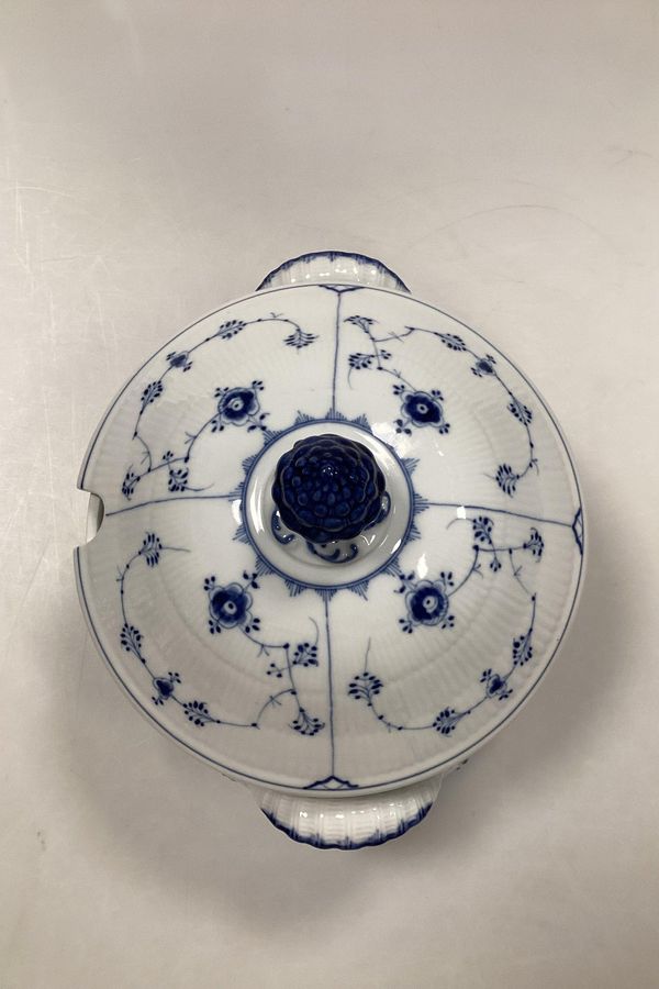 Antique Bing and Grondahl Blue Painted Riflet Terrine