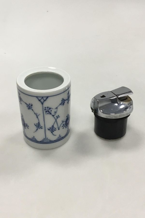 Antique Bing and Grondahl Blue Painted / Blue Fluted Lighter No 367