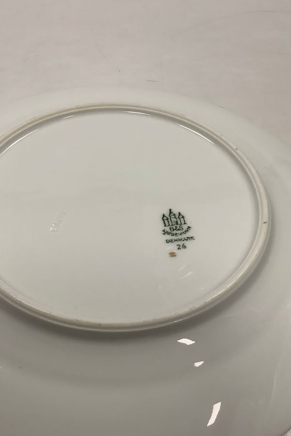 Antique Bing and Grondahl Hazelnut Lunch Plate No 26