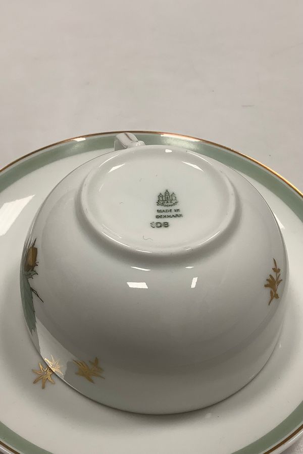 Antique Bing and Grondahl Hazelnut Teacup and saucer No 108
