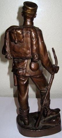 Antique Carl Theodor WEGENER (1862-1935) Bronce Figurine