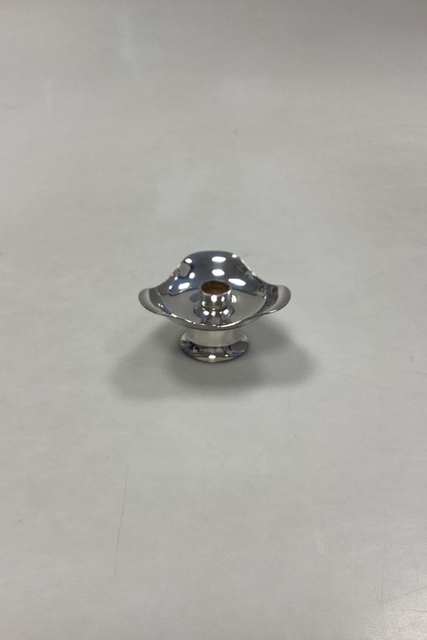 Antique Cohr ATLA Silver-plated Candlestick