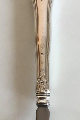 Antique Cohr Saxon Meat Fork in Silver and Stainless Steel