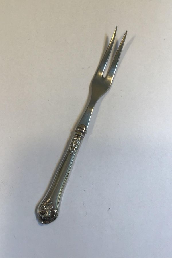 Antique Cohr Saxon Silver / Steel Cold Meat  Fork