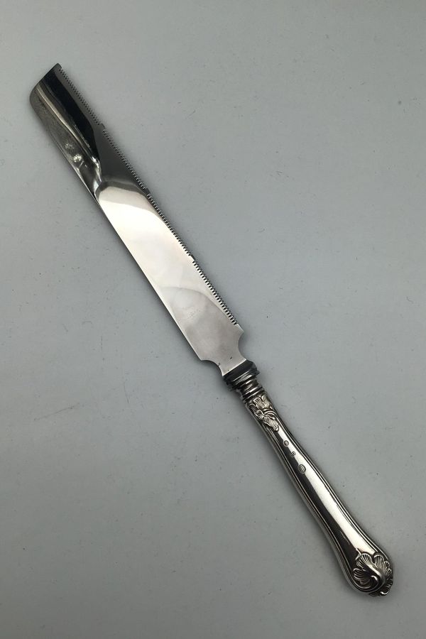 Antique Cohr Saxon Silver Bread Knife