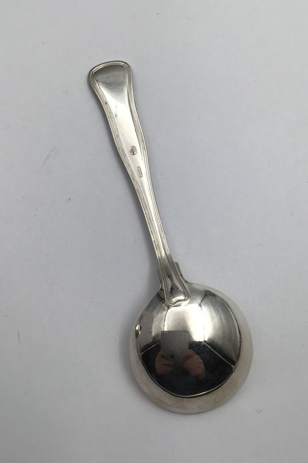 Antique Cohr Silver Old Danish Bouillon Spoon