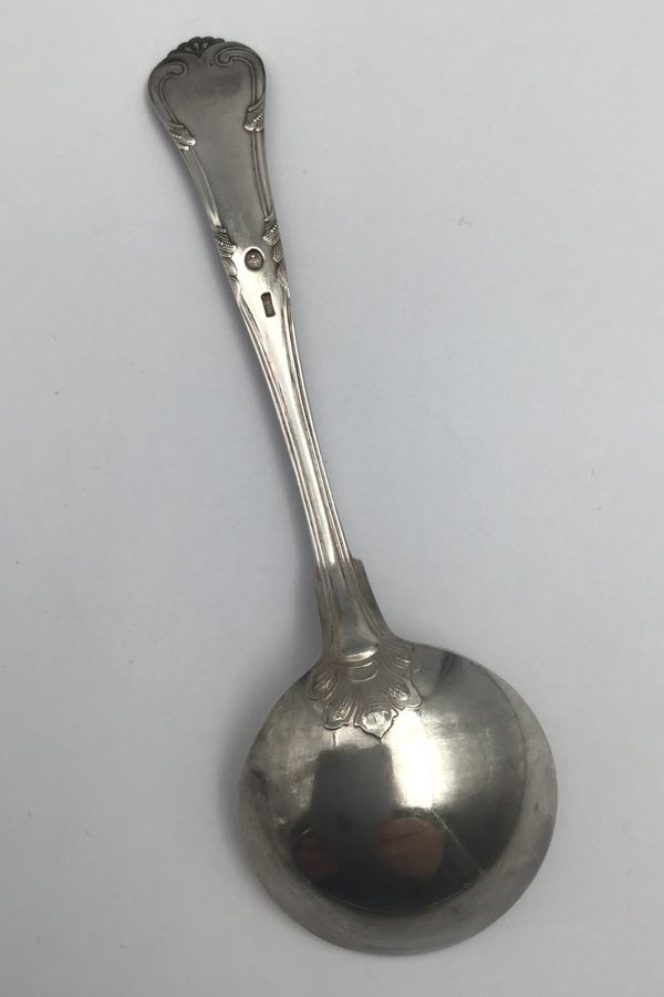 Antique Cohr Silver Herregaard Bouillon Spoon