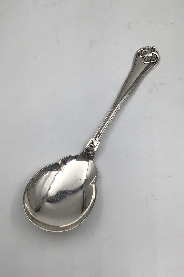 Antique Cohr Silver Saxon Compot Spoon