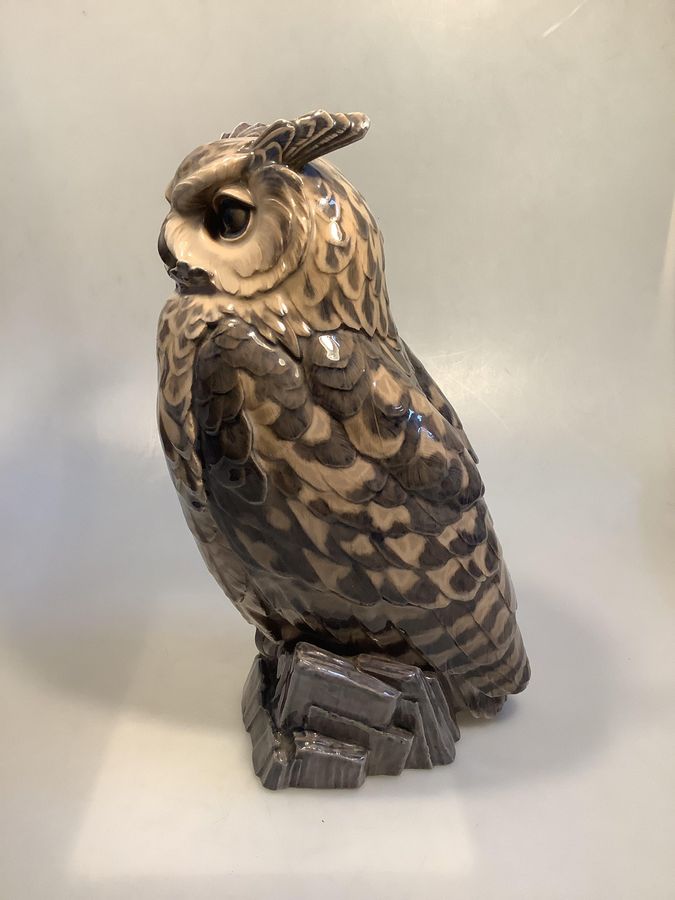 Antique Dahl Jensen Figurine of Owl No 1104
