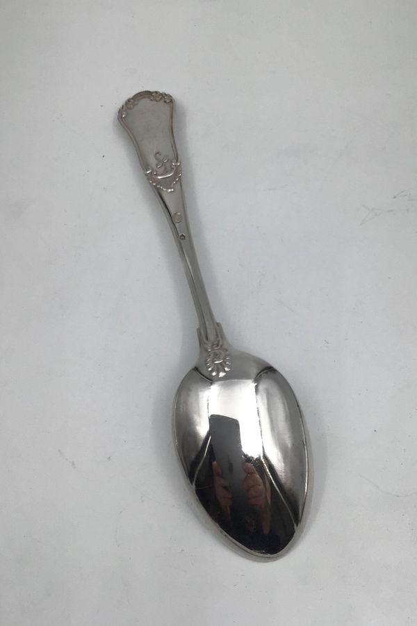 Antique Danish Crown Silver Rosenholm Spoon