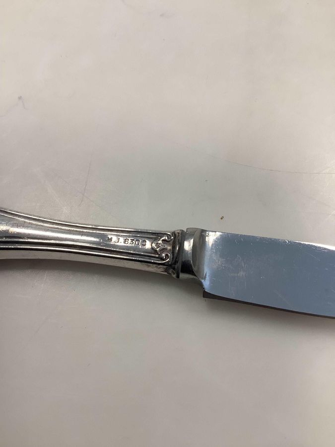 Antique Danish Silver Travel Knife