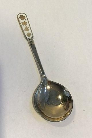 Antique Egon Lauridsen Sterling Silver Spoon with enamel