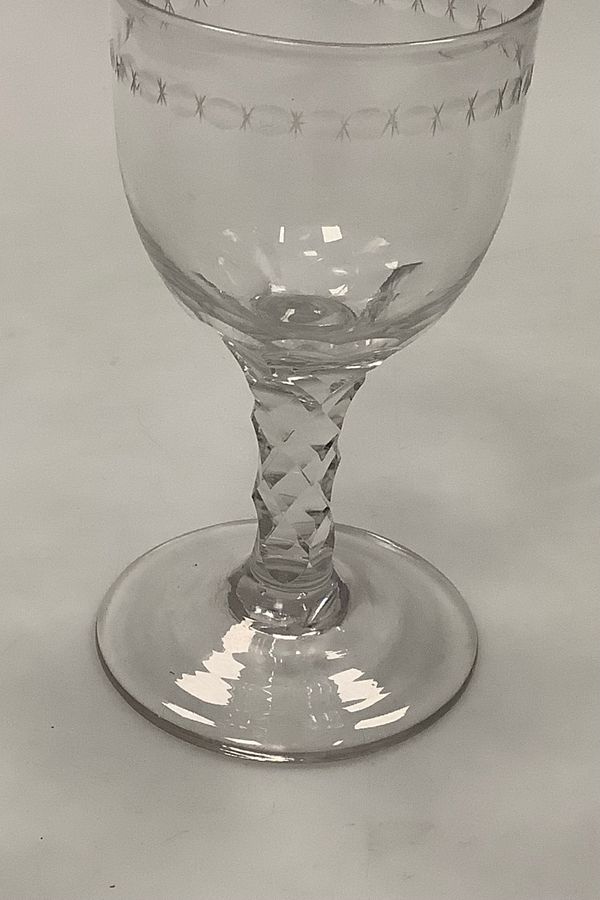 Antique Empire Drinking glasses with cuts maybe English