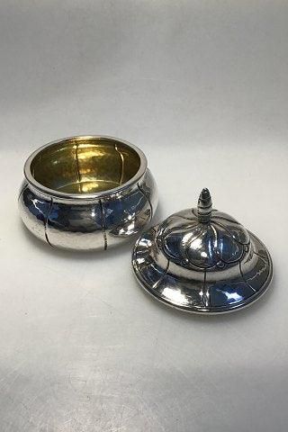 Antique Erik Magnussen Silver Lidded Jar