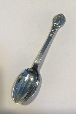 Antique Evald Nielsen No 6 Silver Dessert Spoon