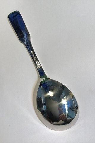 Antique Evald Nielsen No 25 Silver Serving Spoon