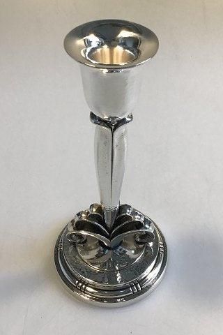 Antique Evald Nielsen Sterling Silver One-light candlestick