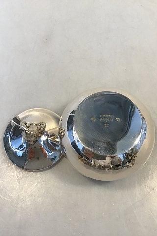 Antique Evald Nielsen Silver Lidded Jar