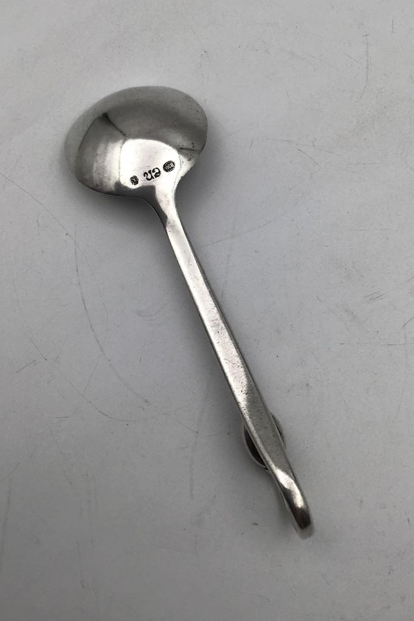Antique Evald Nielsen Silver Marmalade Spoon
