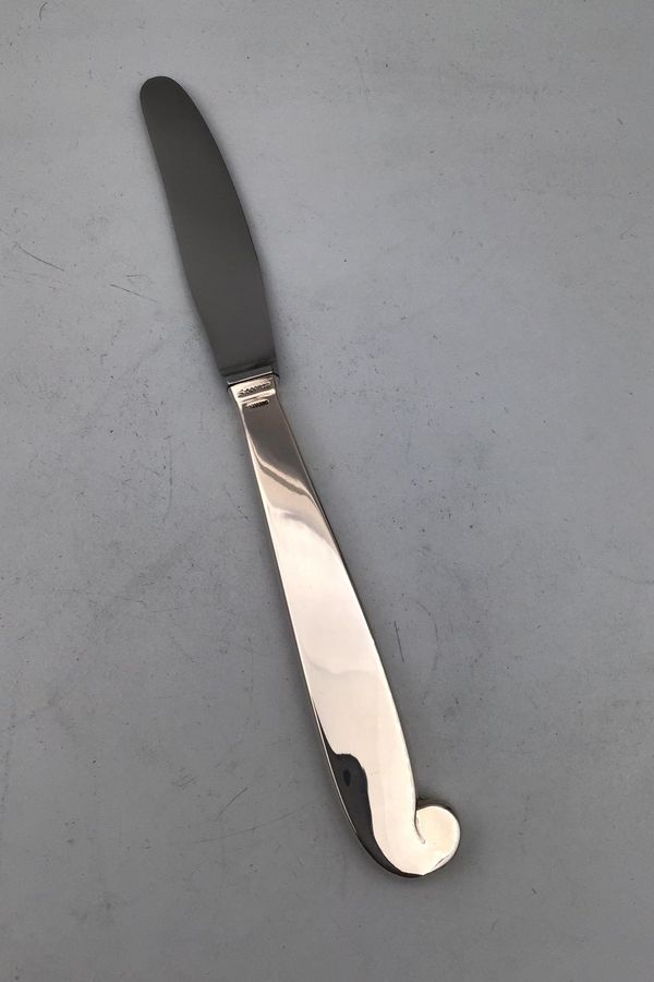 Antique Evald Nielsen Silver No 29 Silver Dinner Knife