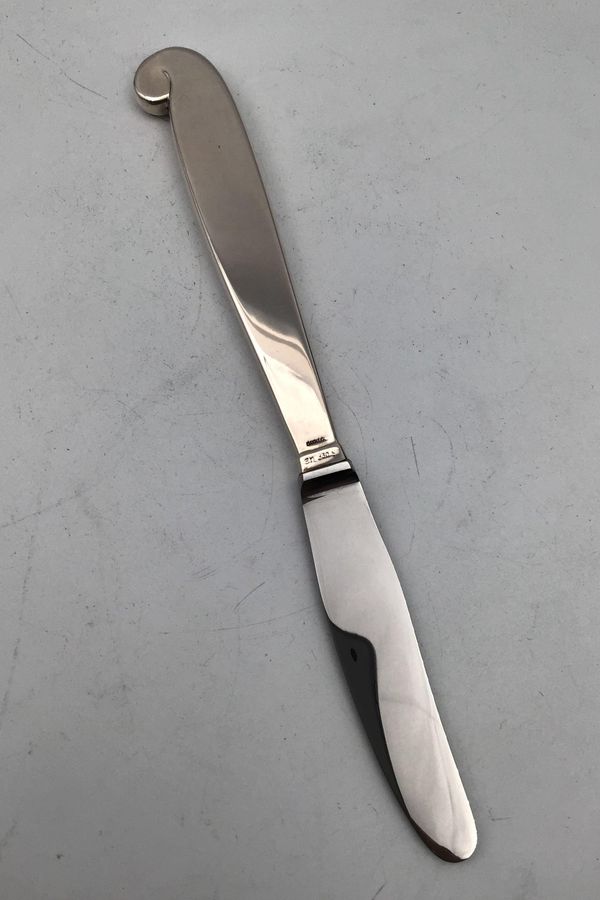 Antique Evald Nielsen Silver No 29 Silver Dinner Knife