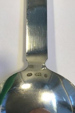 Antique Evald Nielsen Silver No 33 Serving Spoon