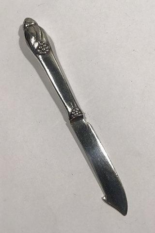Antique Evald Nielsen Silver No 6 Orange Knife