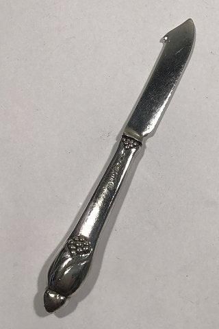 Antique Evald Nielsen Silver No 6 Orange Knife