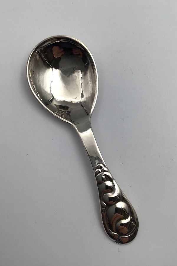 Antique Evald Nielsen Silver No. 04 Silver Sugar Spoon