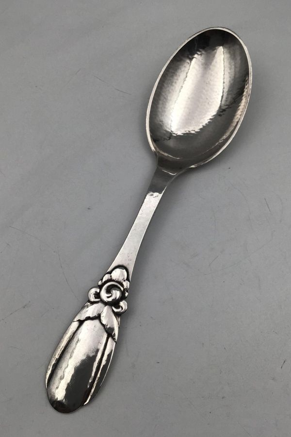 Antique Evald Nielsen Silver No. 16 Serving Spoon (1922)